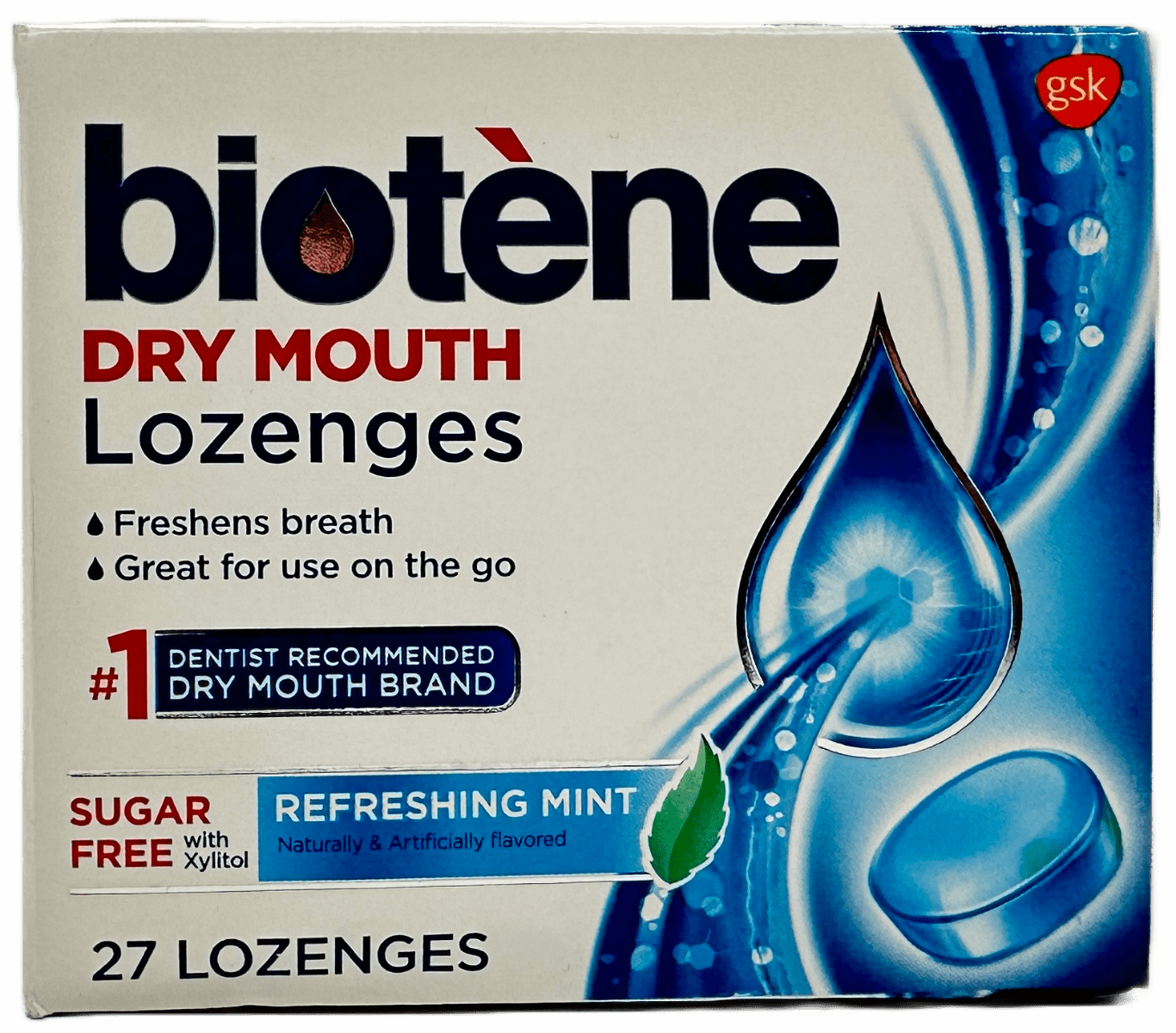 Biotene Dry Mouth Lozenges - Refreshing Mint - 27 Ct