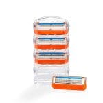 Gillette Fusion 5 Cartridges - 4 Pack for Smooth Shave