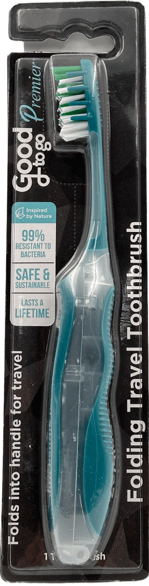 Good To Go - Premier - 1 Folding Travel Toothbrush