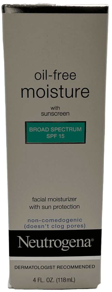 Neutrogena - Oil Free Moisturizer - Sunscreen - SPF 15 - 4 FL OZ