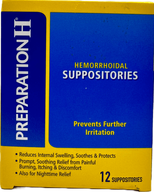 Preparation H - Hemorrhoidal Suppositories - 12 Ct
