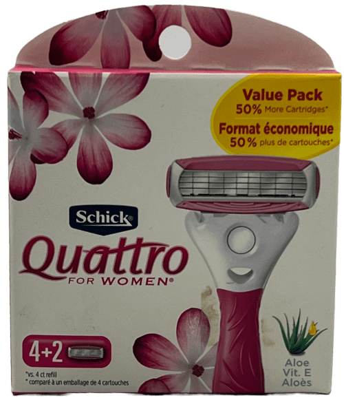 Schick Quattro Razor for Women - 4 Blades