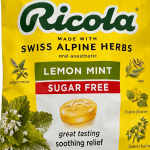Ricola Sugar Free Lemon Mint Throat Drops - 45 Count Natural Relief
