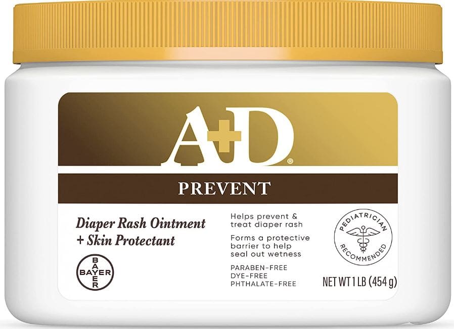 A+D Prevent - Original Ointment - Diaper Rash Ointment + Skin Protectant - 1 LB