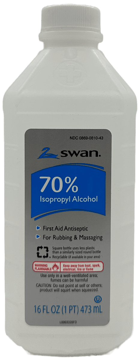 Swan 70% Isopropyl Alcohol - 16 FL OZ